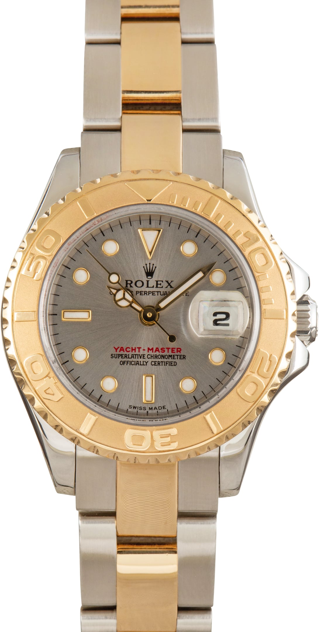 Pre-Owned Rolex Yacht-Master 169623 Slate Dial
