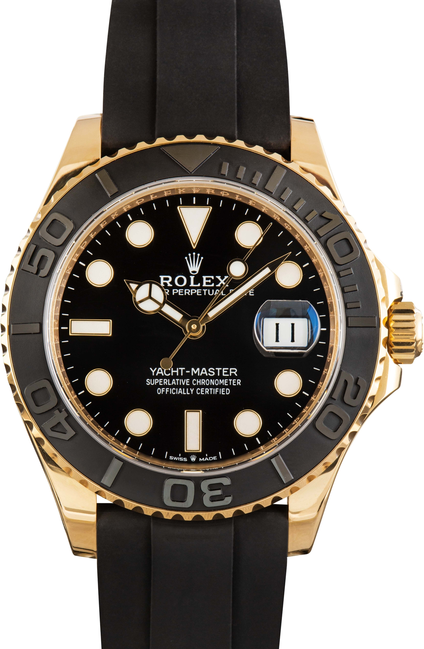Pre-Owned Rolex Yacht-Master 42 ref 226658 Yellow Gold
