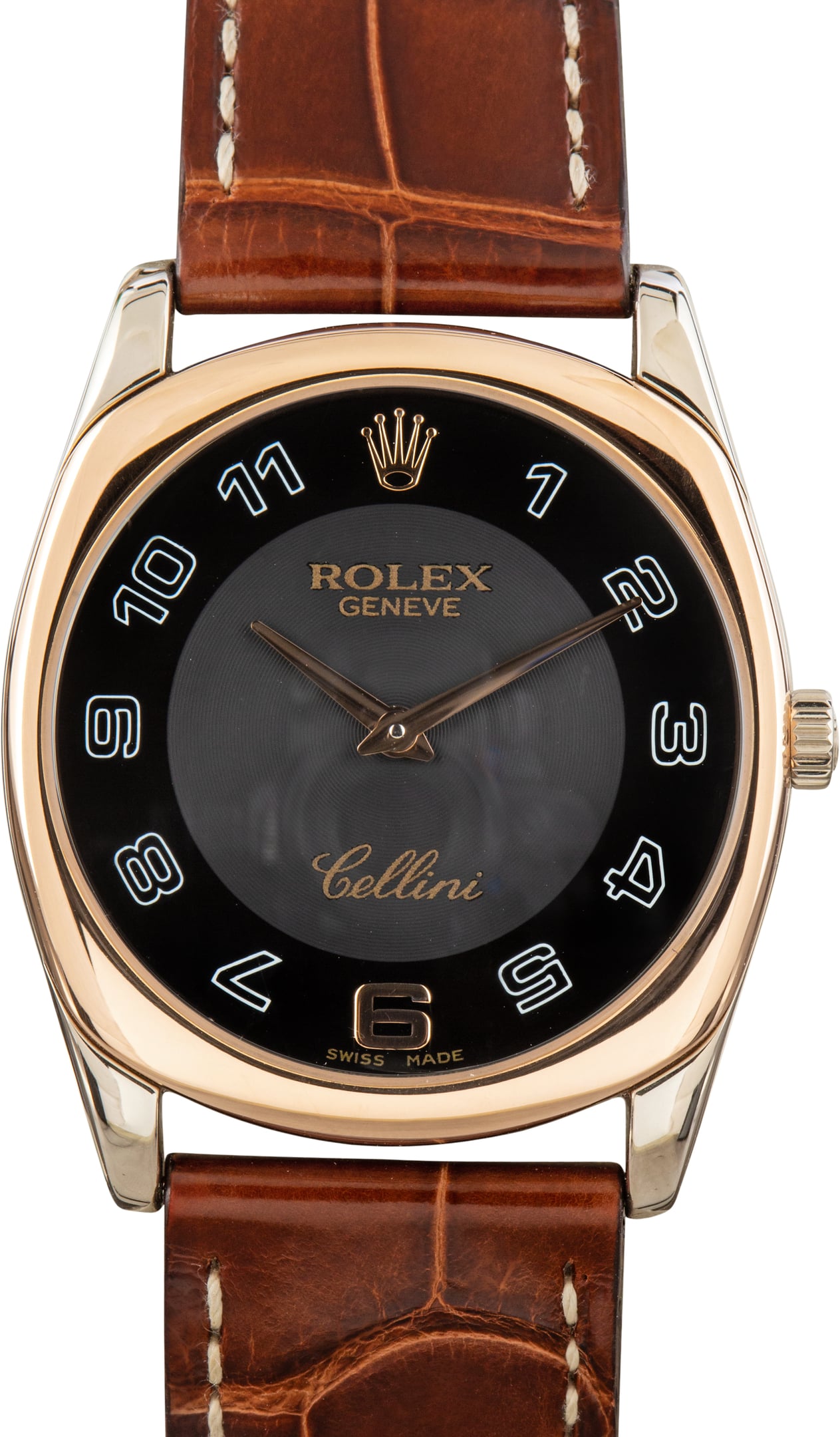Pre-Owned Rolex Danaos Cellini ref 4233 Rose & White Gold