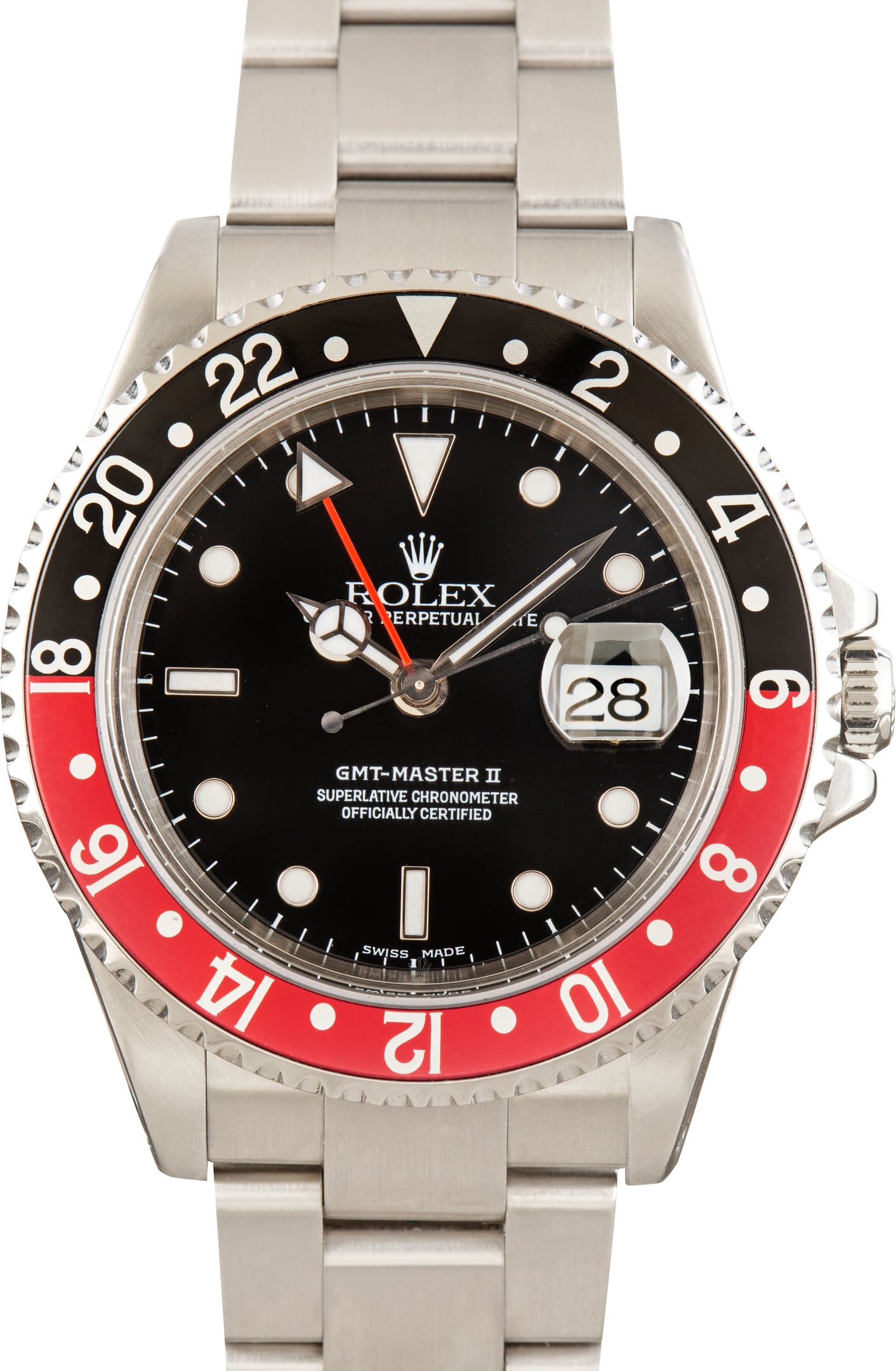 Pre-Owned Coke Rolex GMT-Master II Steel 16710