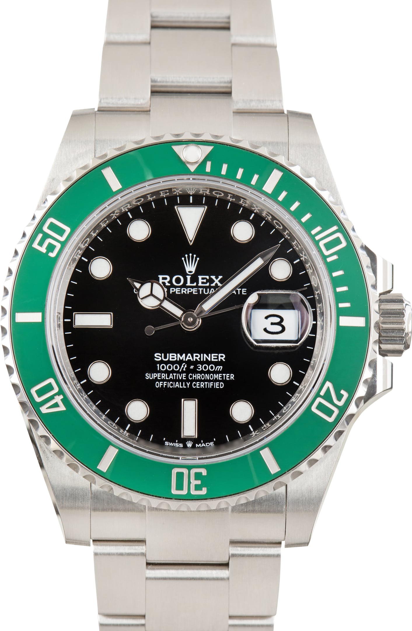 Pre-Owned Rolex Submariner Ref 126610LV Starbucks