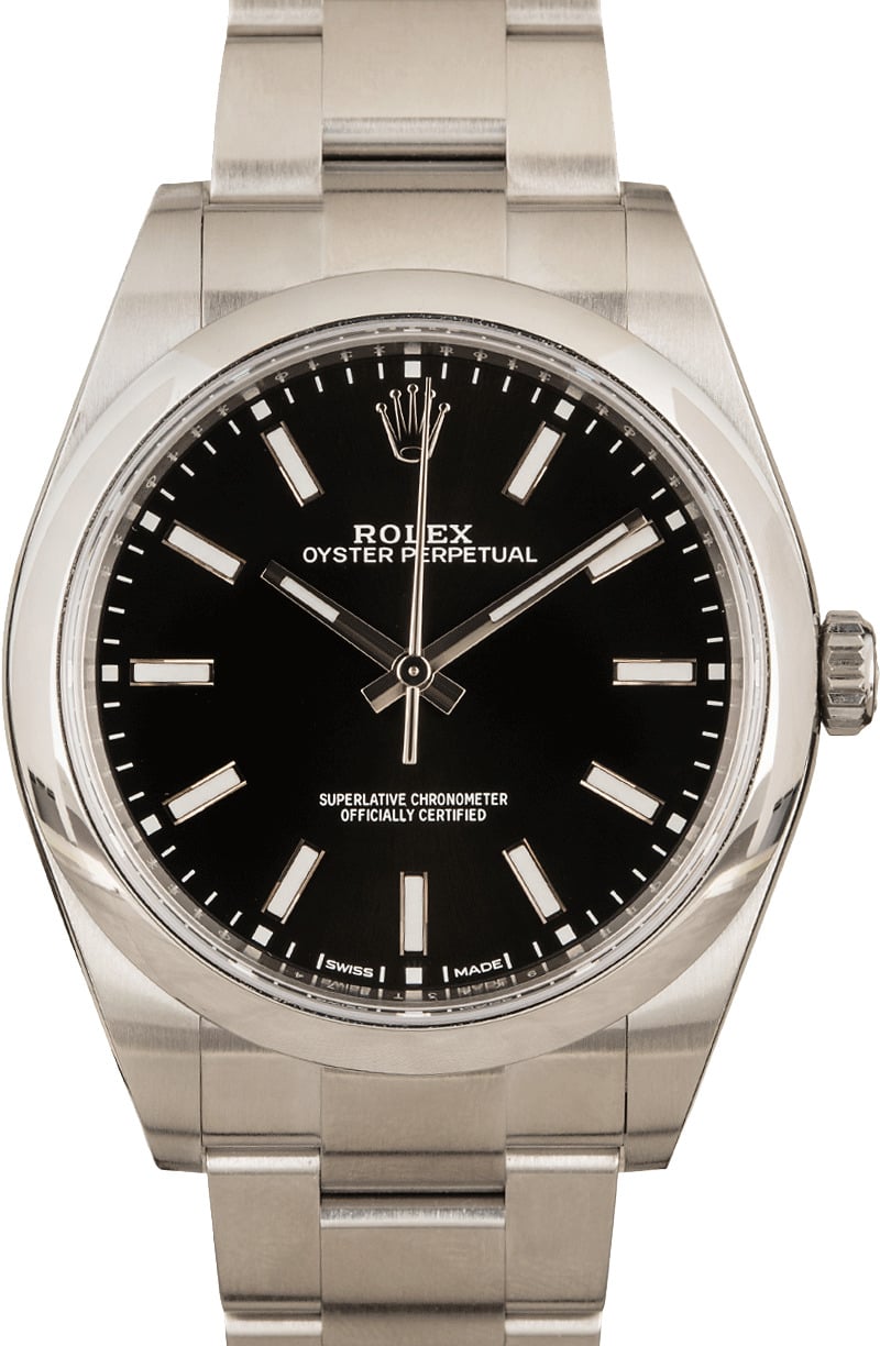 Pre-Owned 39MM Rolex Oyster Perpetual 114300