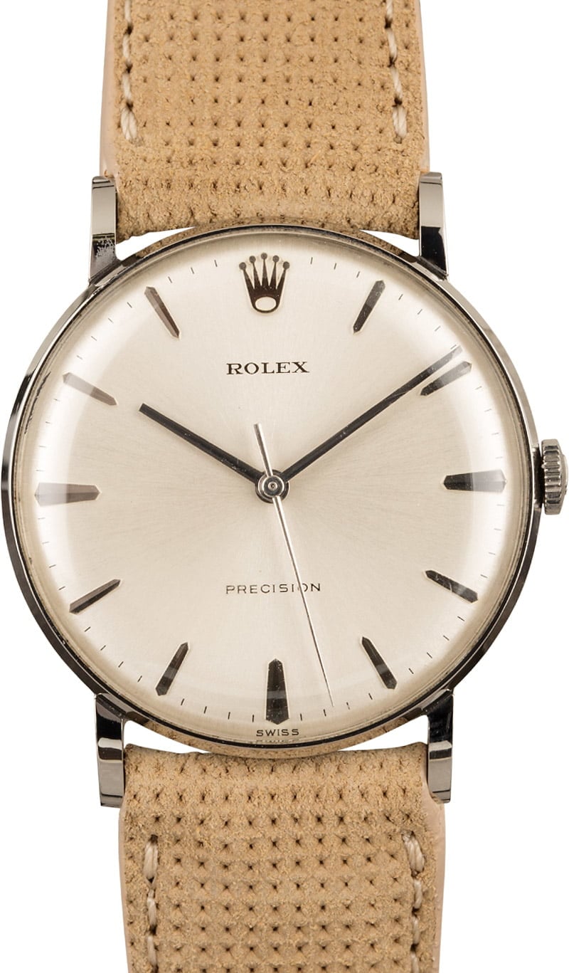 Pre Owned Rolex Precision 9829 Silver Dial