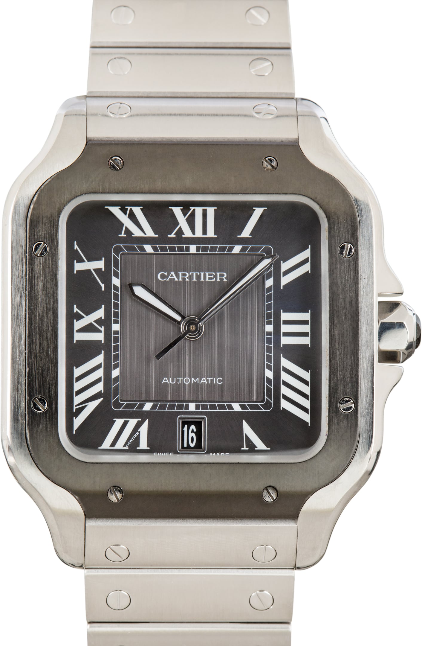 Pre-Owned Cartier Santos De Cartier Ref WSSA0037 Large Model