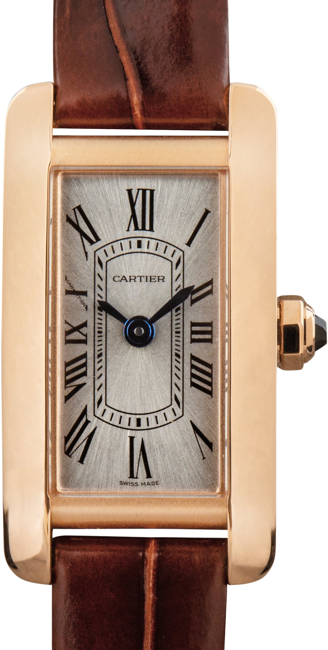 Pre-Owned Cartier Tank Americaine Watch Ref WGTA0341 Mini Model