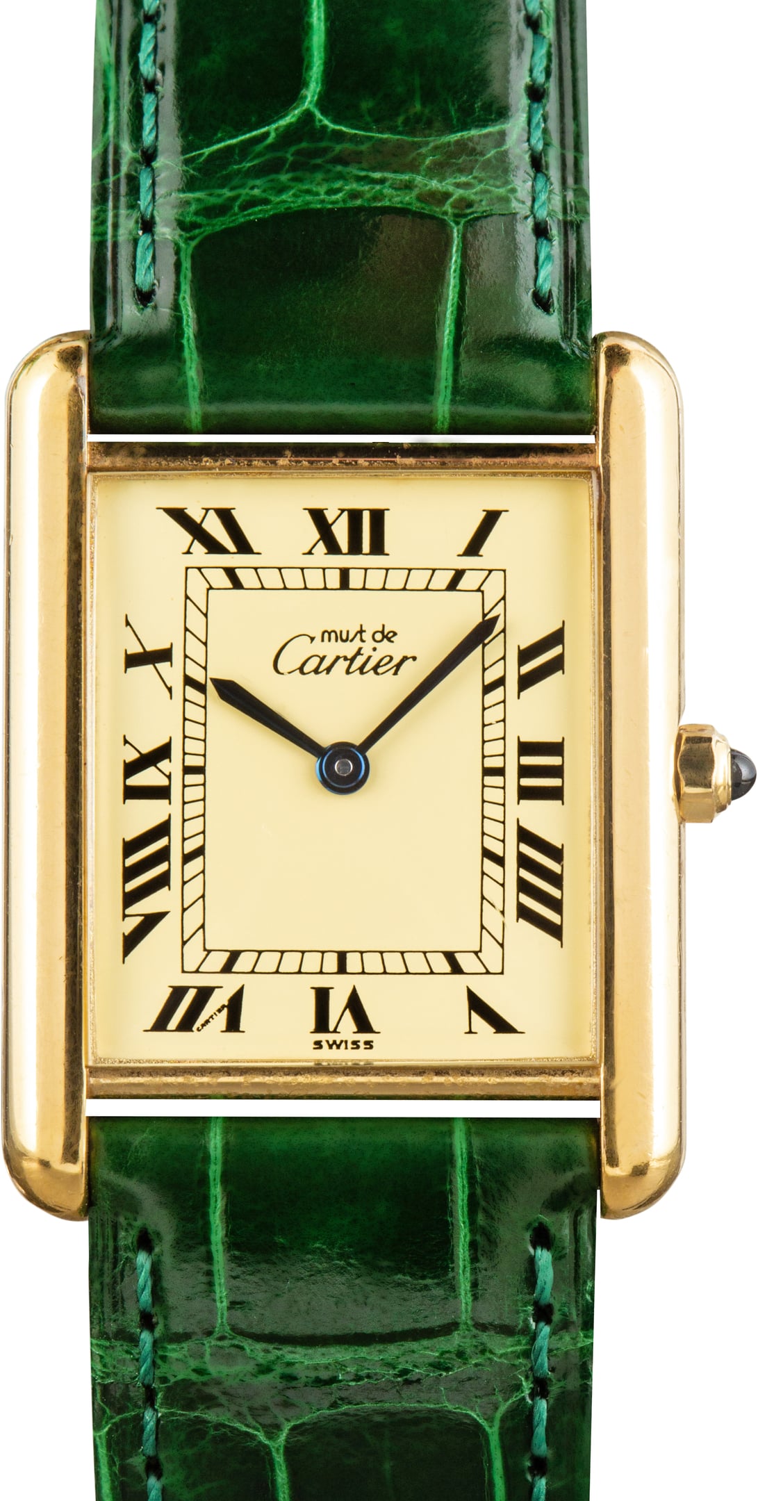 Pre-Owned Must de Cartier Tank Ivory Dial