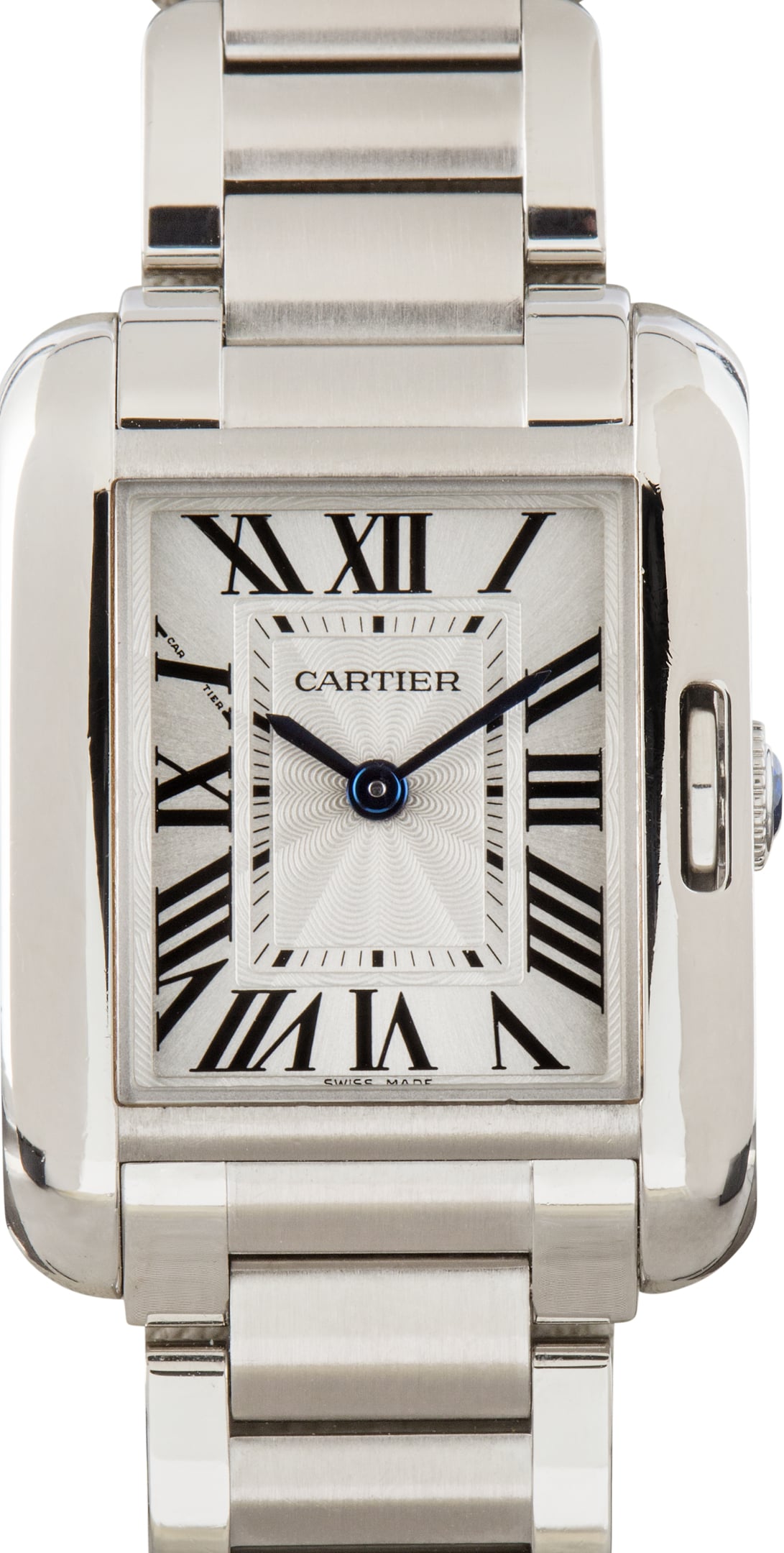 Pre-Owned Cartier Tank Anglaise Watch Ref W5310022 Small Model