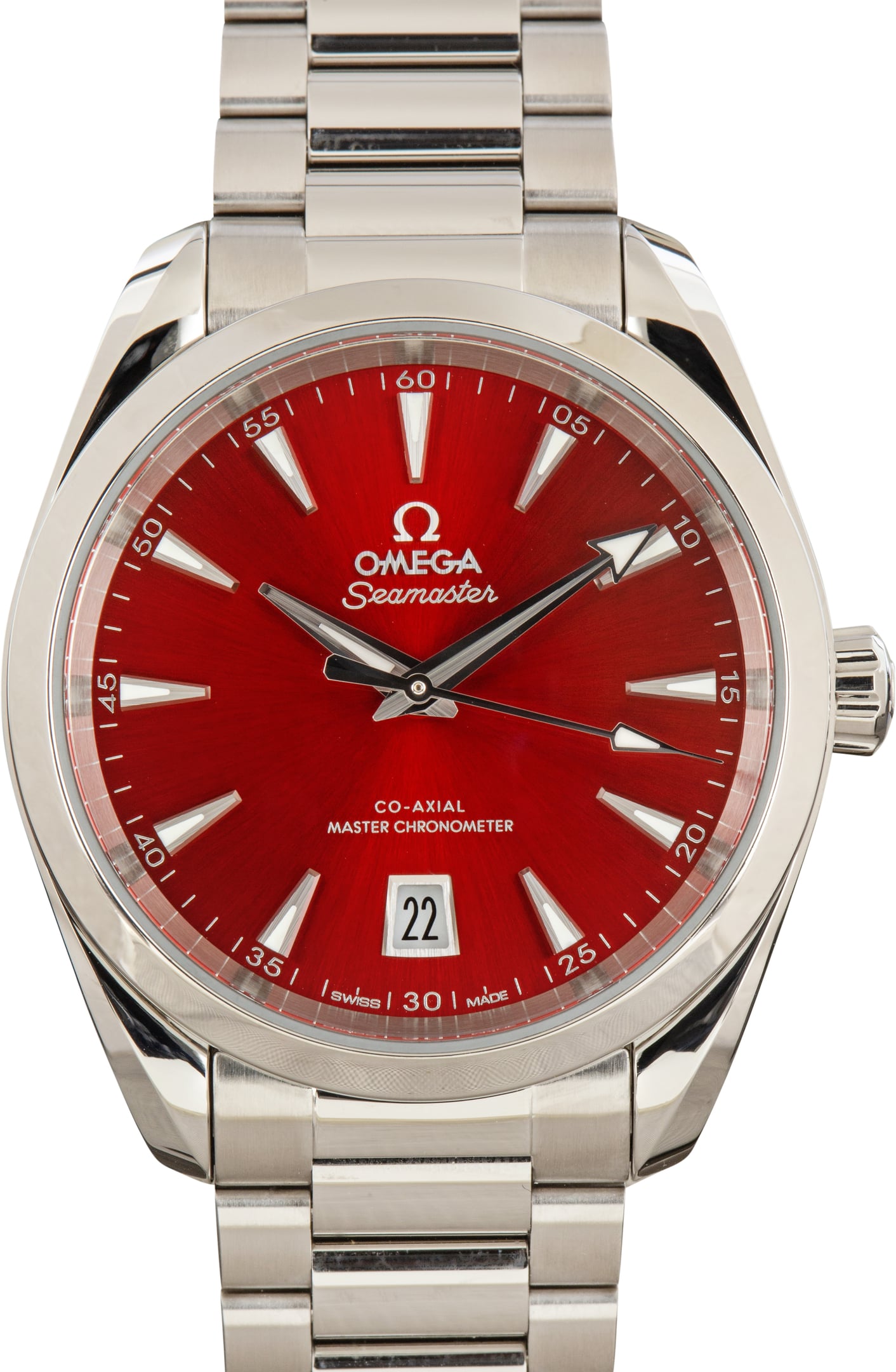Pre-Owned Omega Seamaster Aqua Terra Shades Terracotta Dial