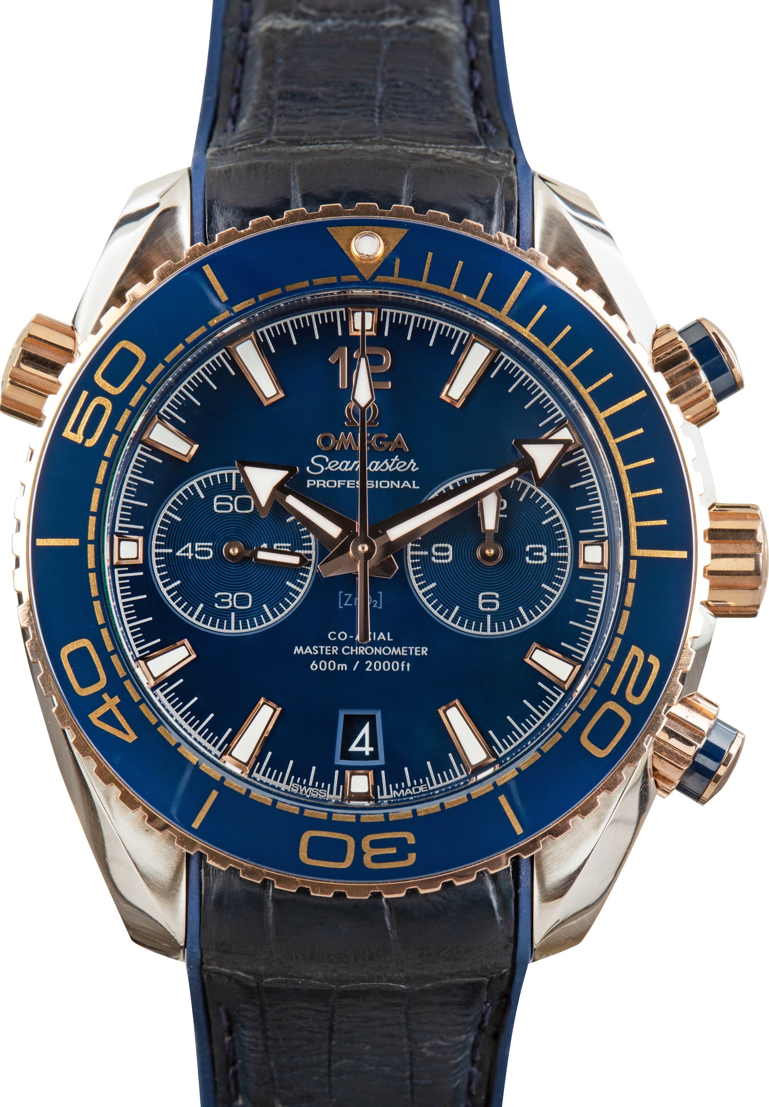 Pre-Owned Omega Seamaster Blue Dial Planet Ocean 600M