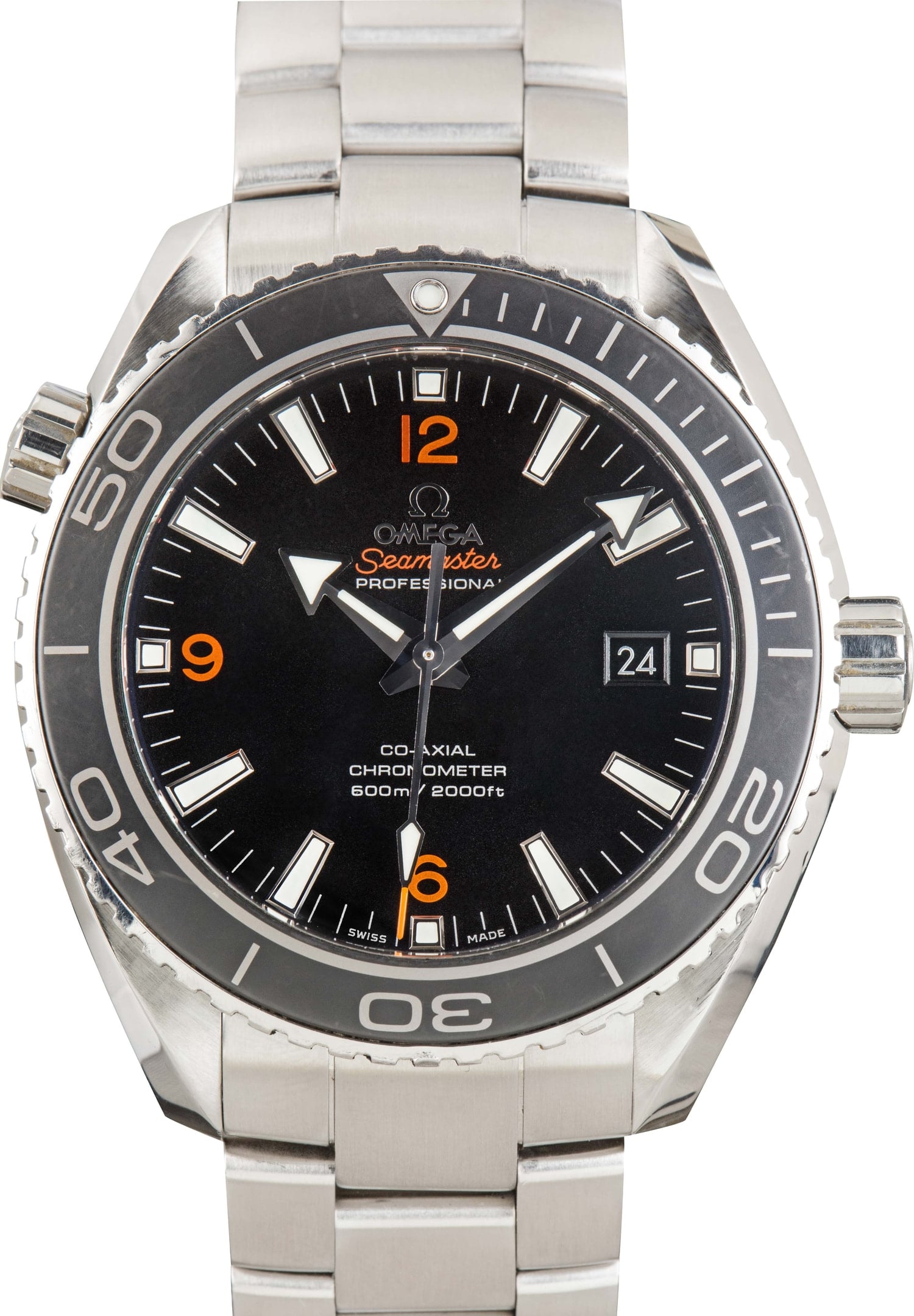 Pre-Owned Men's Omega Seamaster Planet Ocean Black Dial