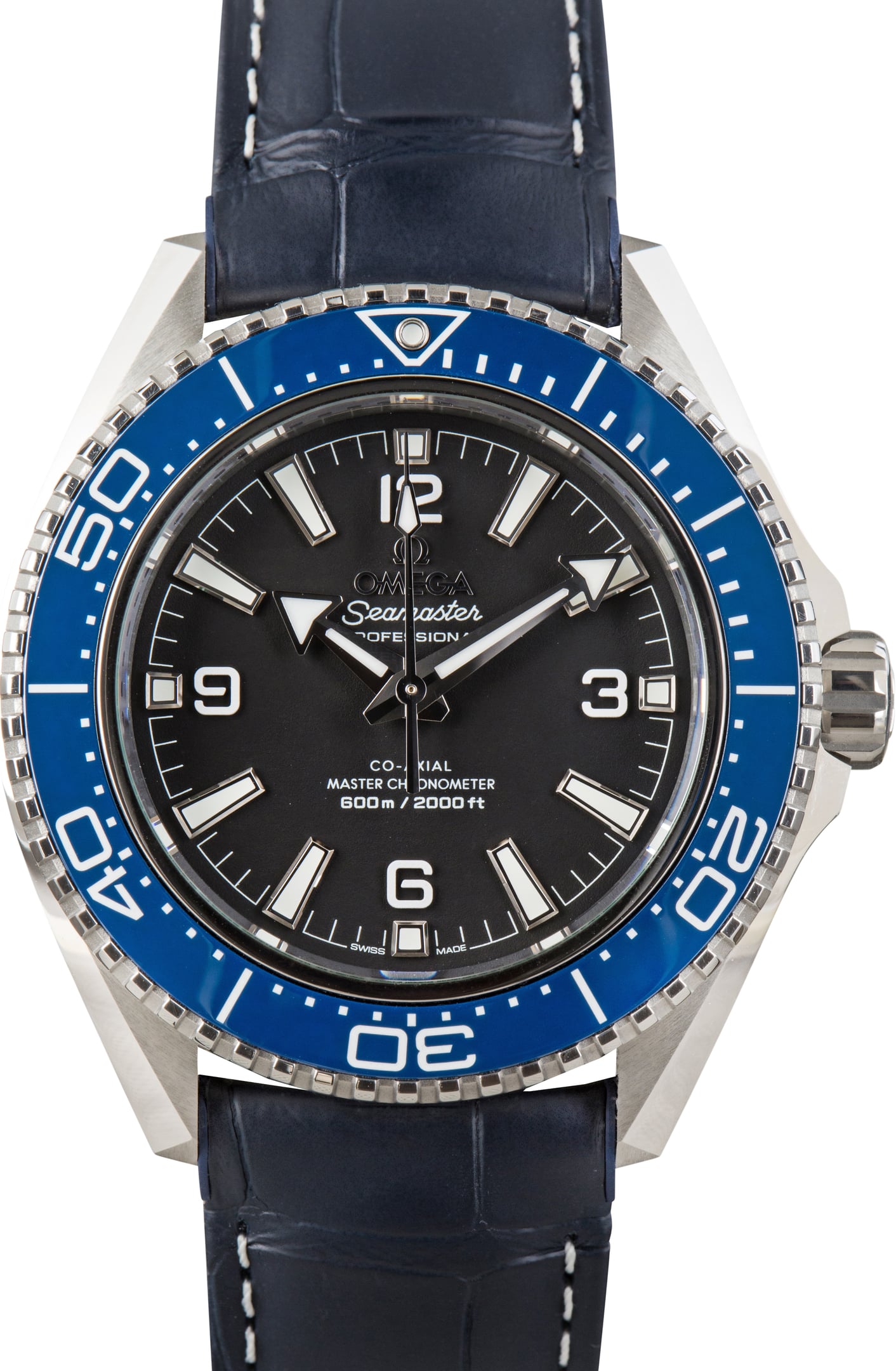 Pre-Owned Blue Dial Omega Seamaster Planet Ocean 600M