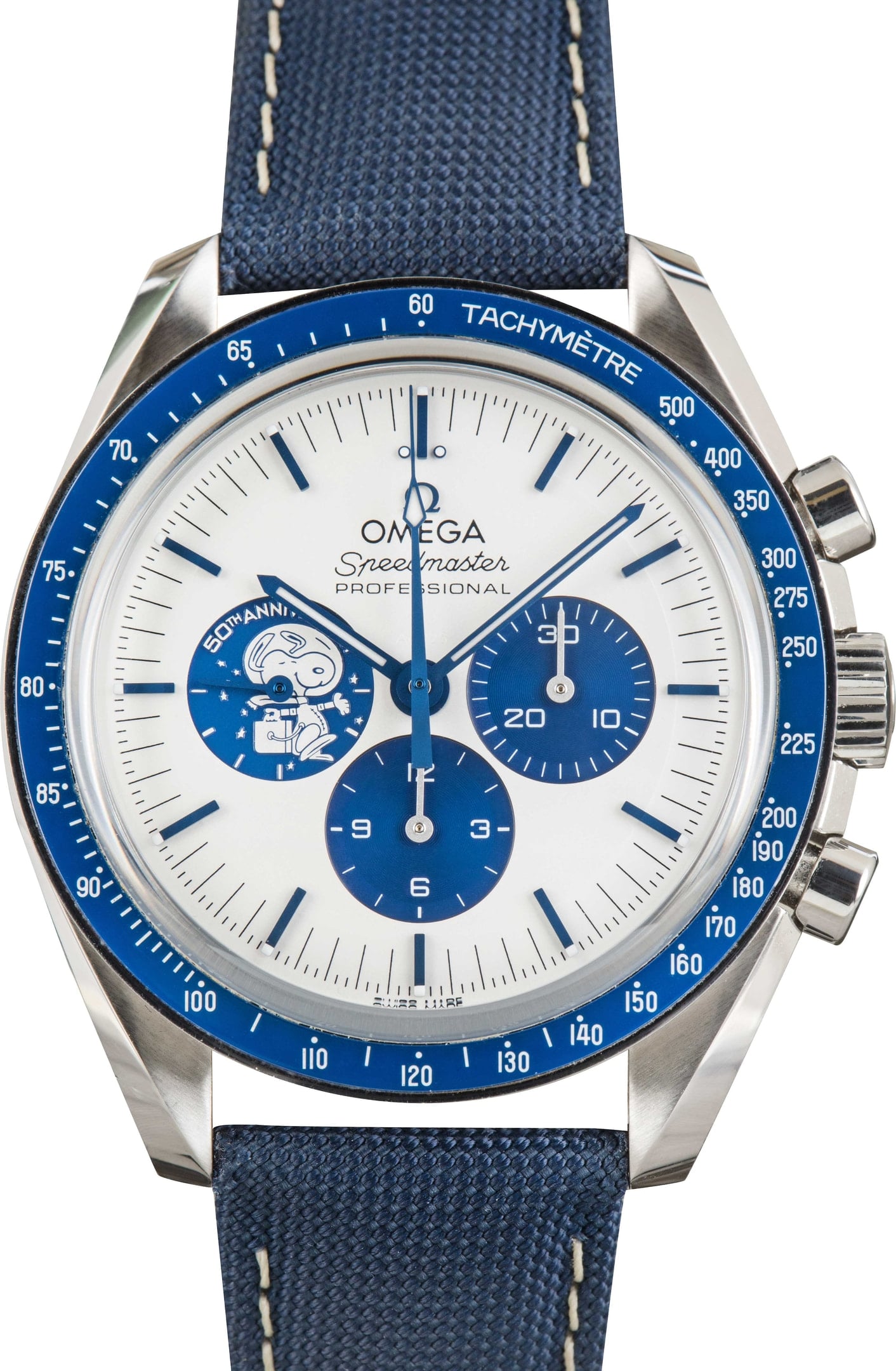 Pre-owned Omega Speedmaster Silver Snoopy Award