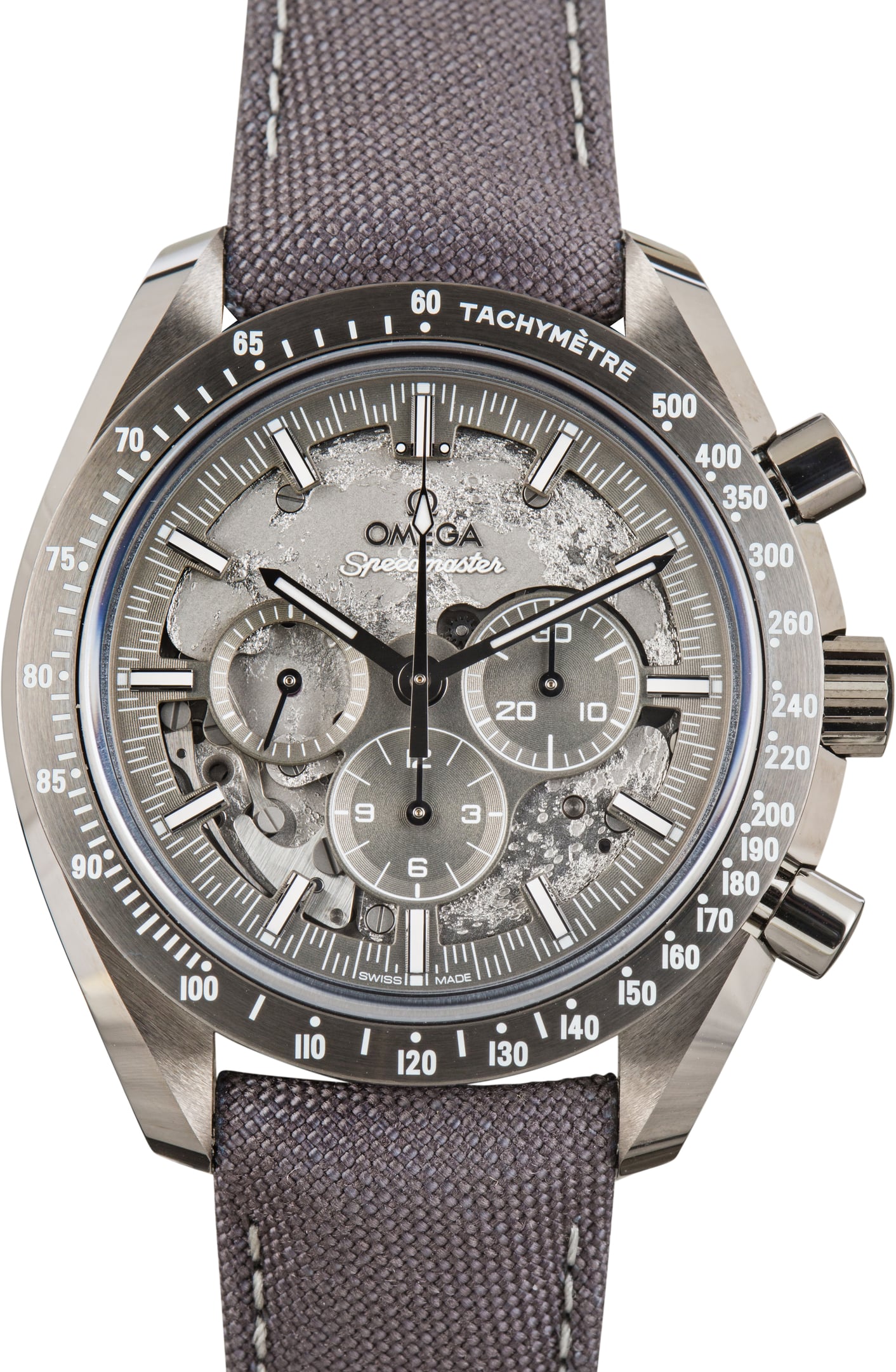 Pre-Owned Omega Speedmaster Grey Side of the Moon Grey Ceramic