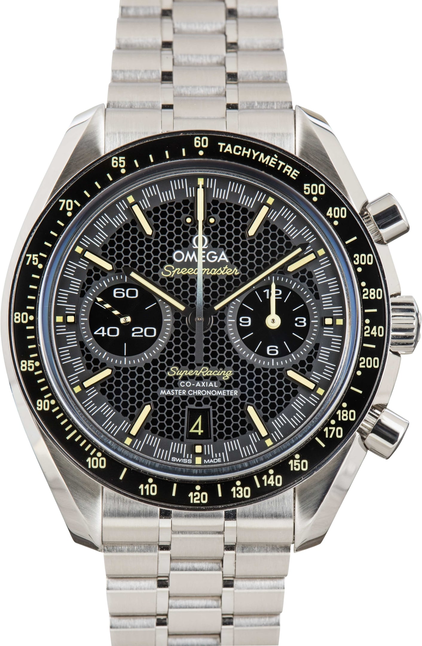 Pre-Owned Omega Speedmaster Super Racing Black Dial