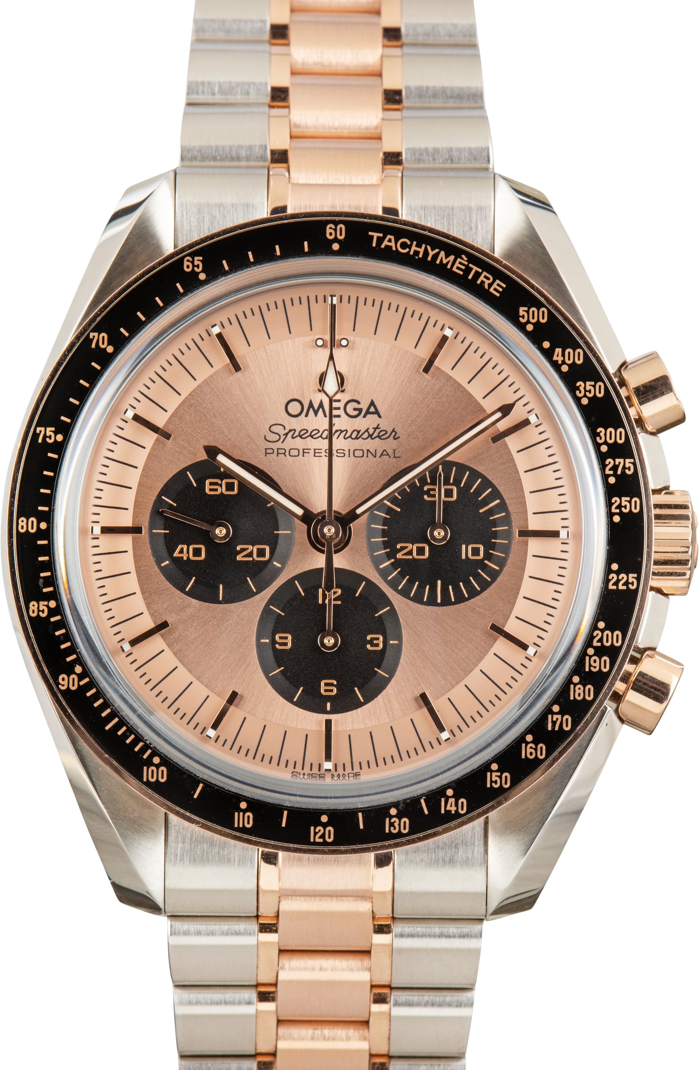 Pre-Owned Omega Speedmaster Moonwatch Professional Steel & Sedna Gold