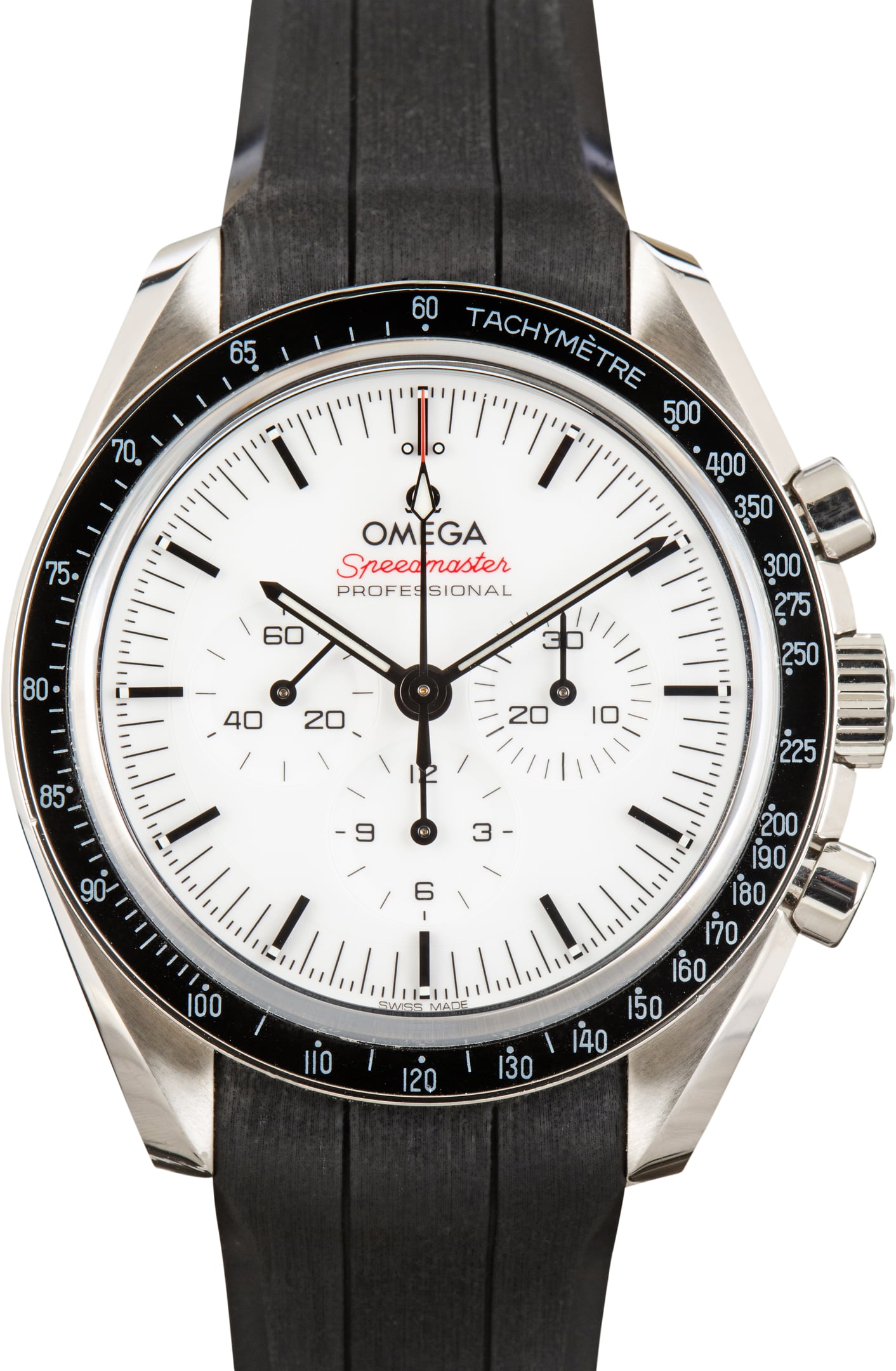 Pre-Owned Speedmaster Moonwatch Professional Steel on Rubber