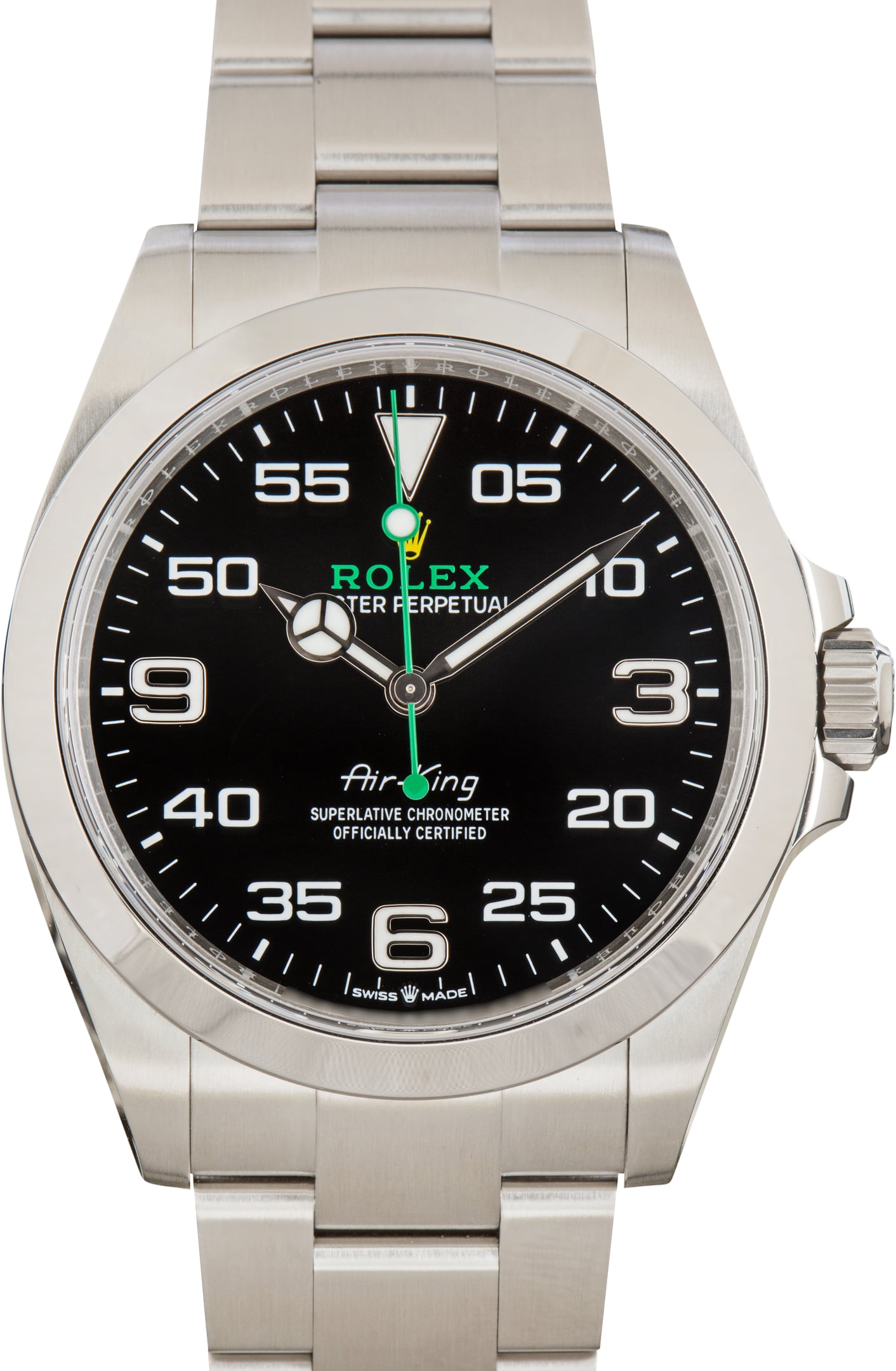 Pre-Owned Black Arabic Dial Rolex Air-King ref 126900