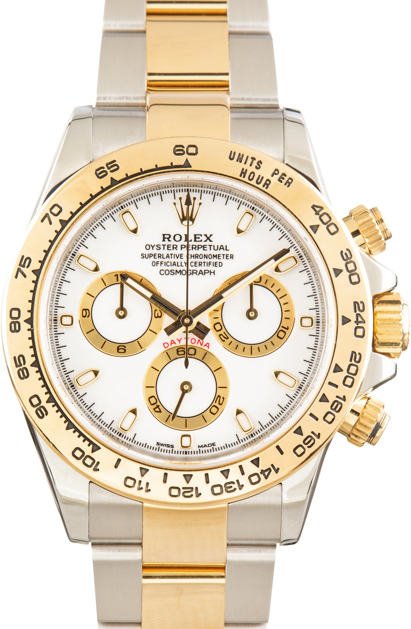 Pre-Owned Rolex Daytona White Chronograph Dial ref 116503