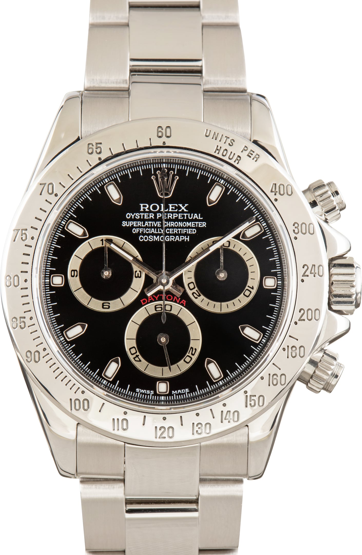 Pre-Owned Black Dial Rolex Daytona Ref 116520