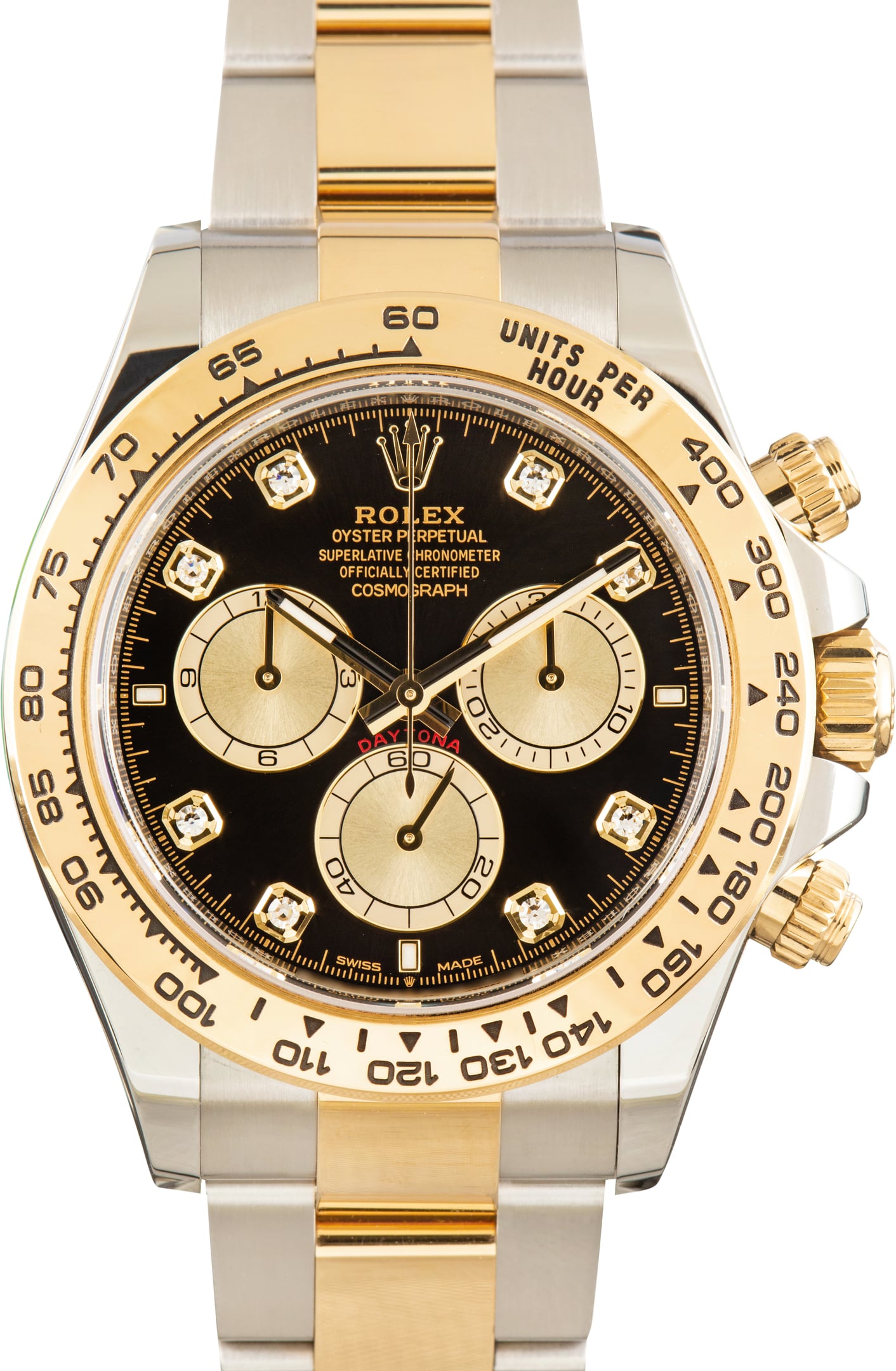 Pre-Owned Rolex Daytona Black Diamond Dial ref 126503