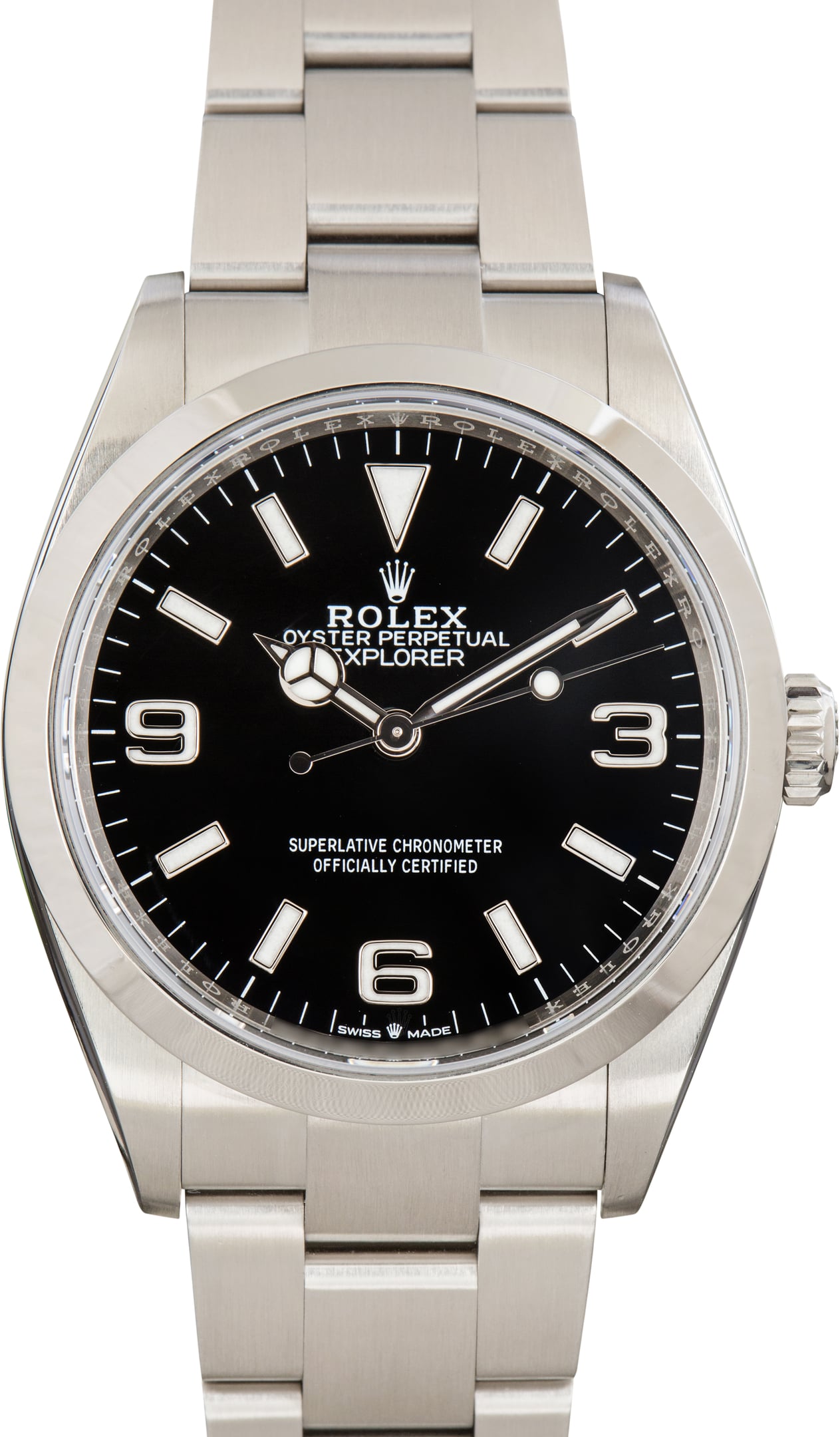Pre-Owned Rolex Explorer 36 Ref 124270 Black Dial