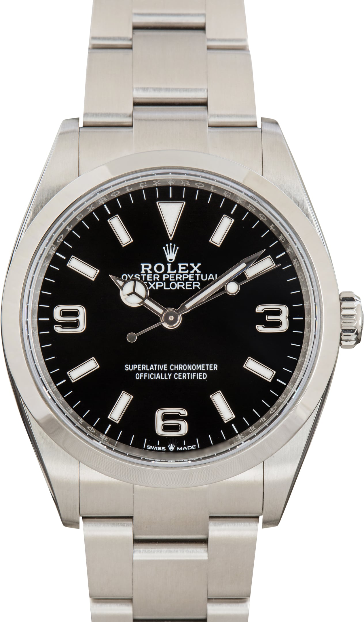 Pre-Owned Black Dial Rolex Explorer 36 Ref 124270