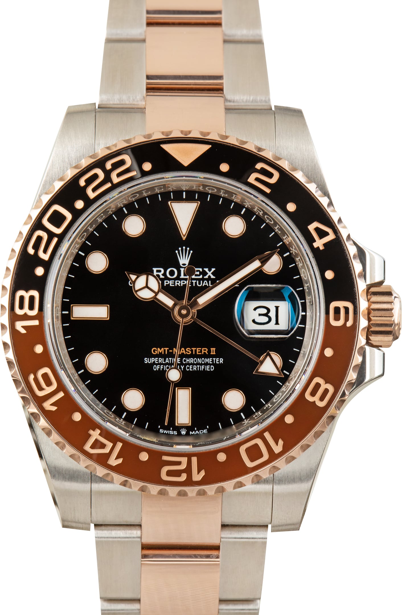 Pre-Owned Rolex GMT-Master II Root Beer 126711CHNR
