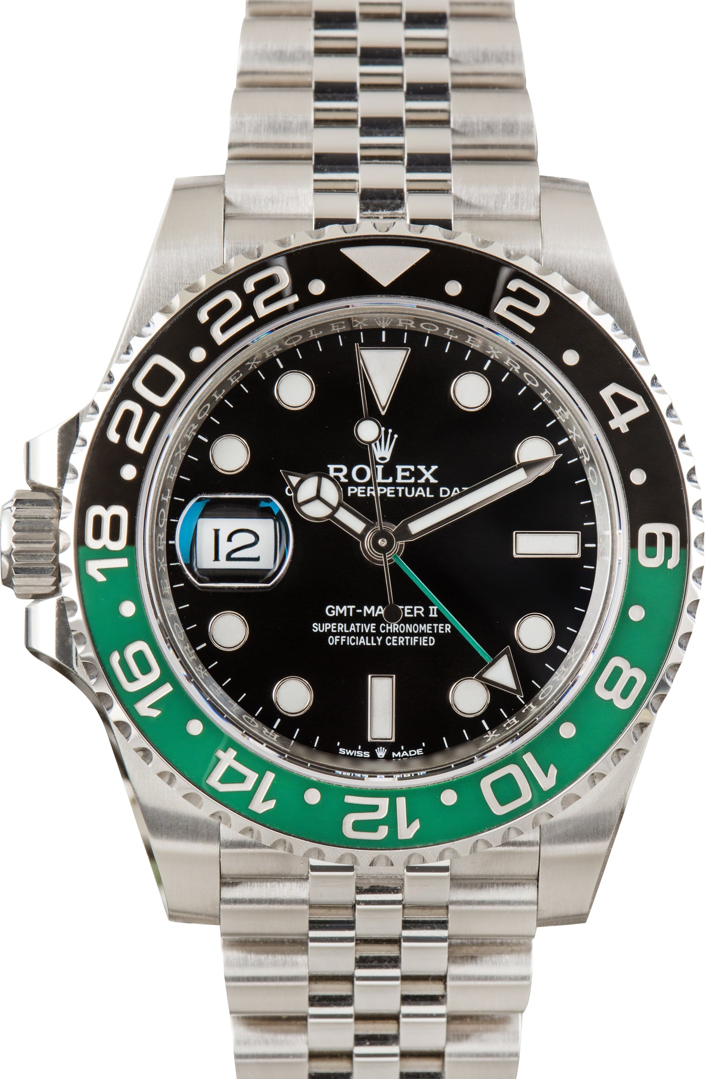 Pre-Owned Left Handed Sprite Rolex GMT-Master II ref 126720VTNR