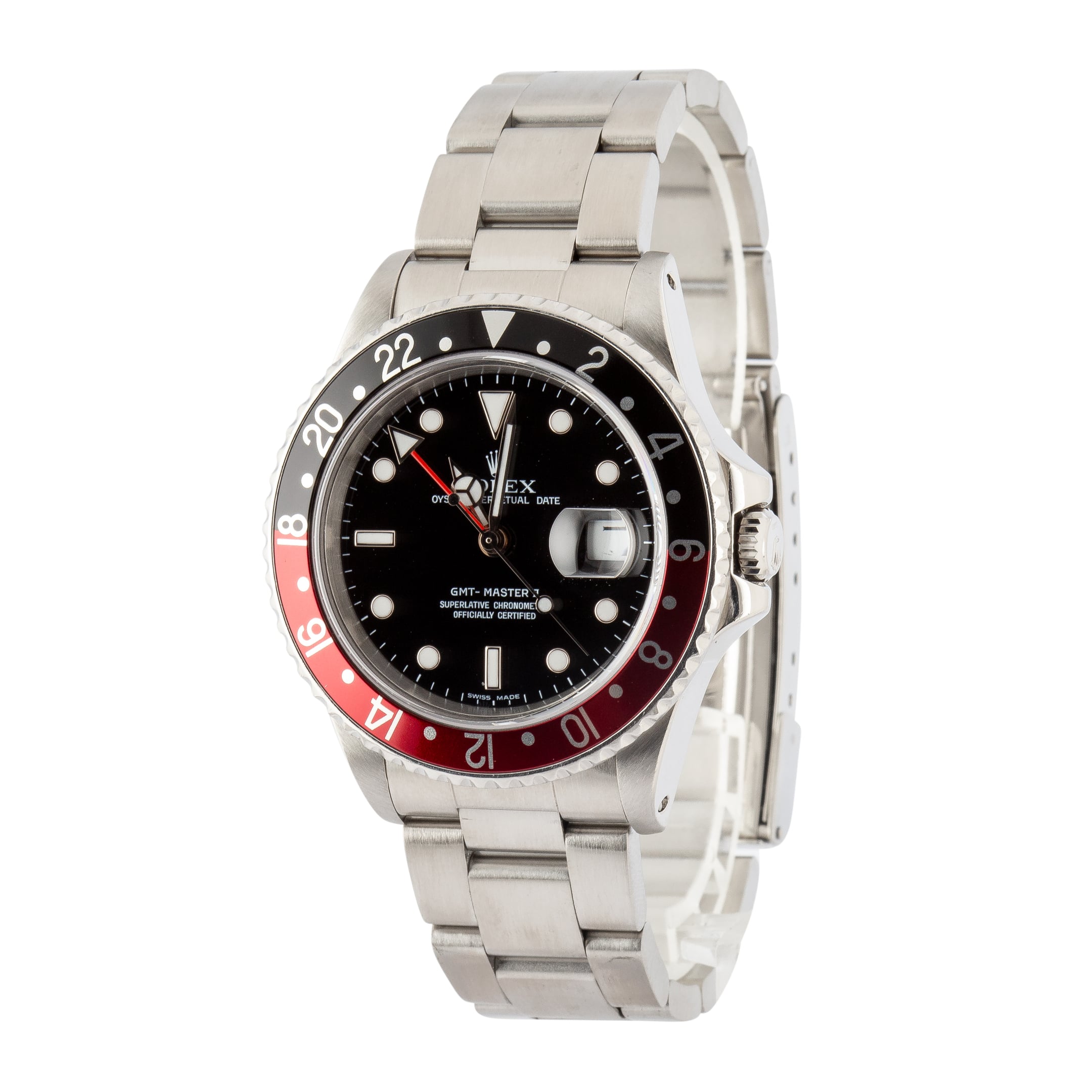 Pre-Owned Rolex GMT-Master II Steel 16760 Fat Lady Coke