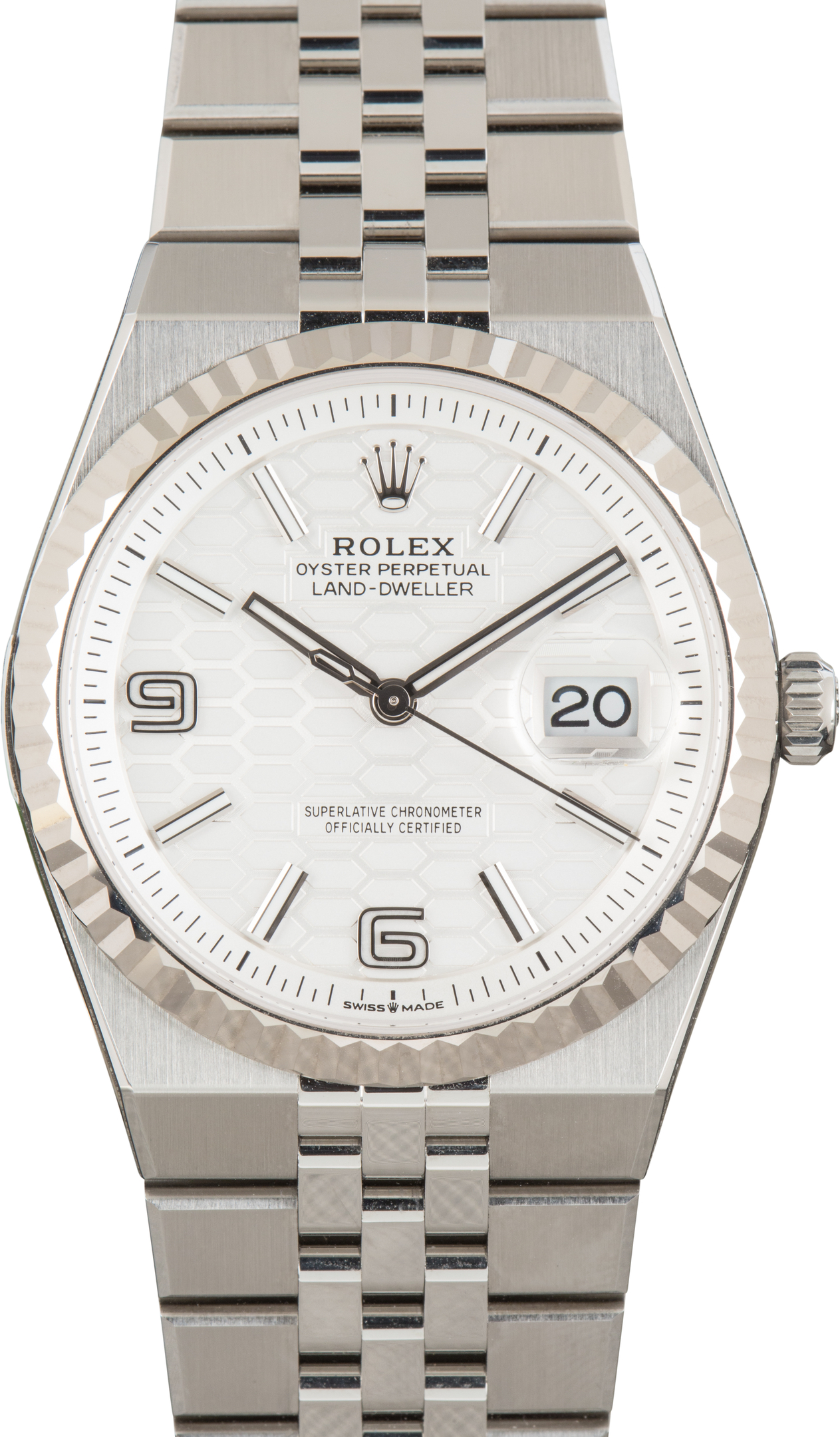 Pre-Owned Rolex Land-Dweller 36 Ref 127234 Oystersteel