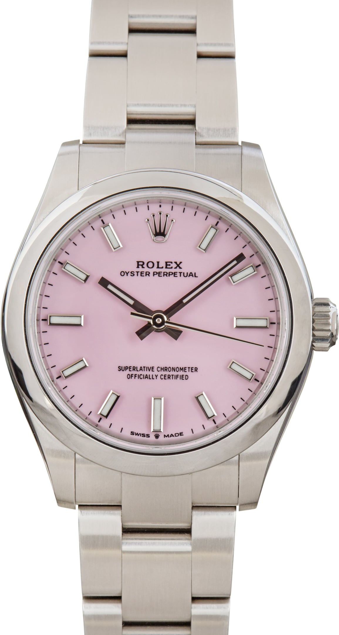 Pre-Owned Rolex Oyster Perpetual 31 ref 277200 Candy Pink Dial