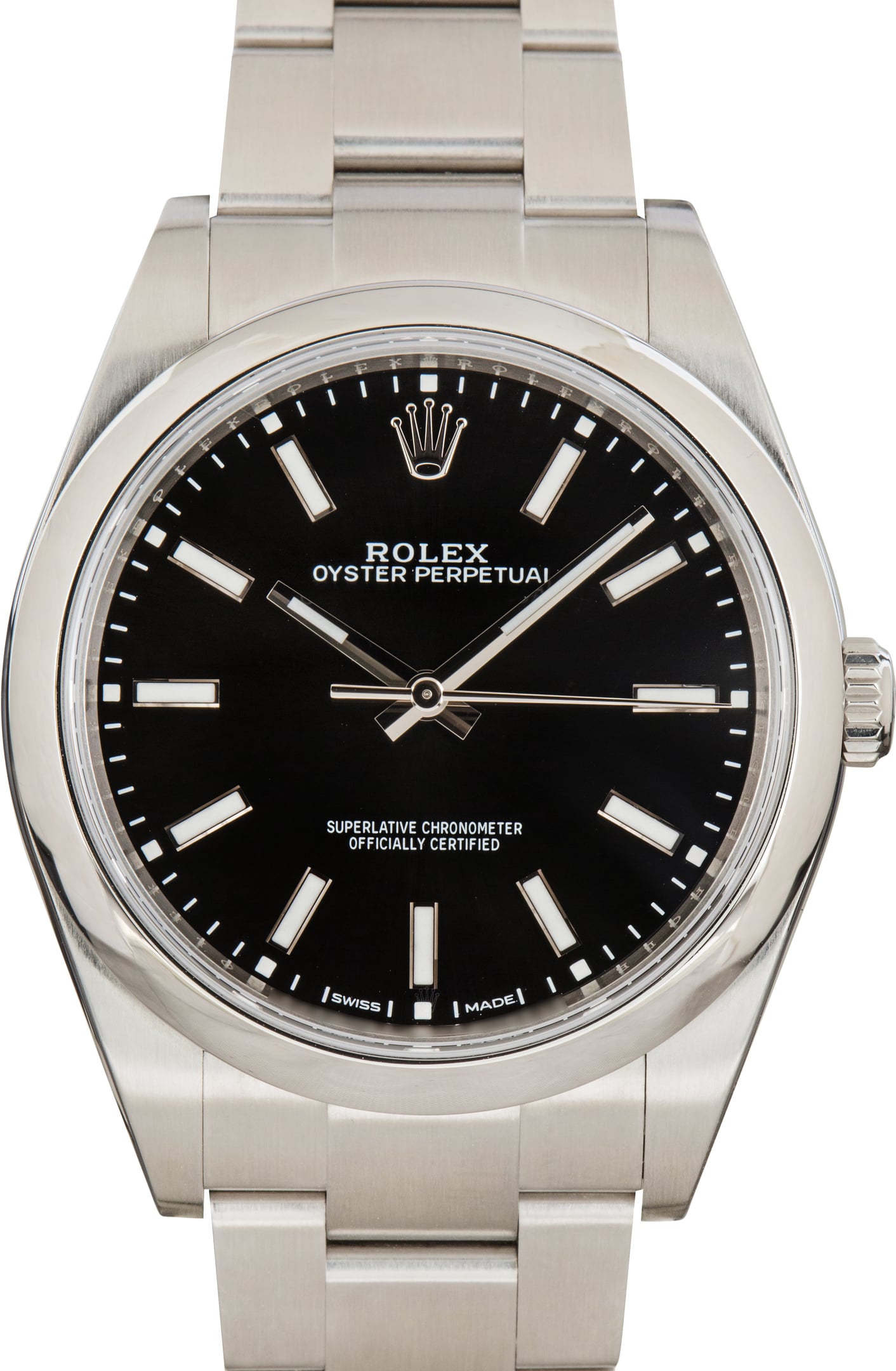 Pre-Owned Rolex Oyster Perpetual Ref 114300 Black Dial