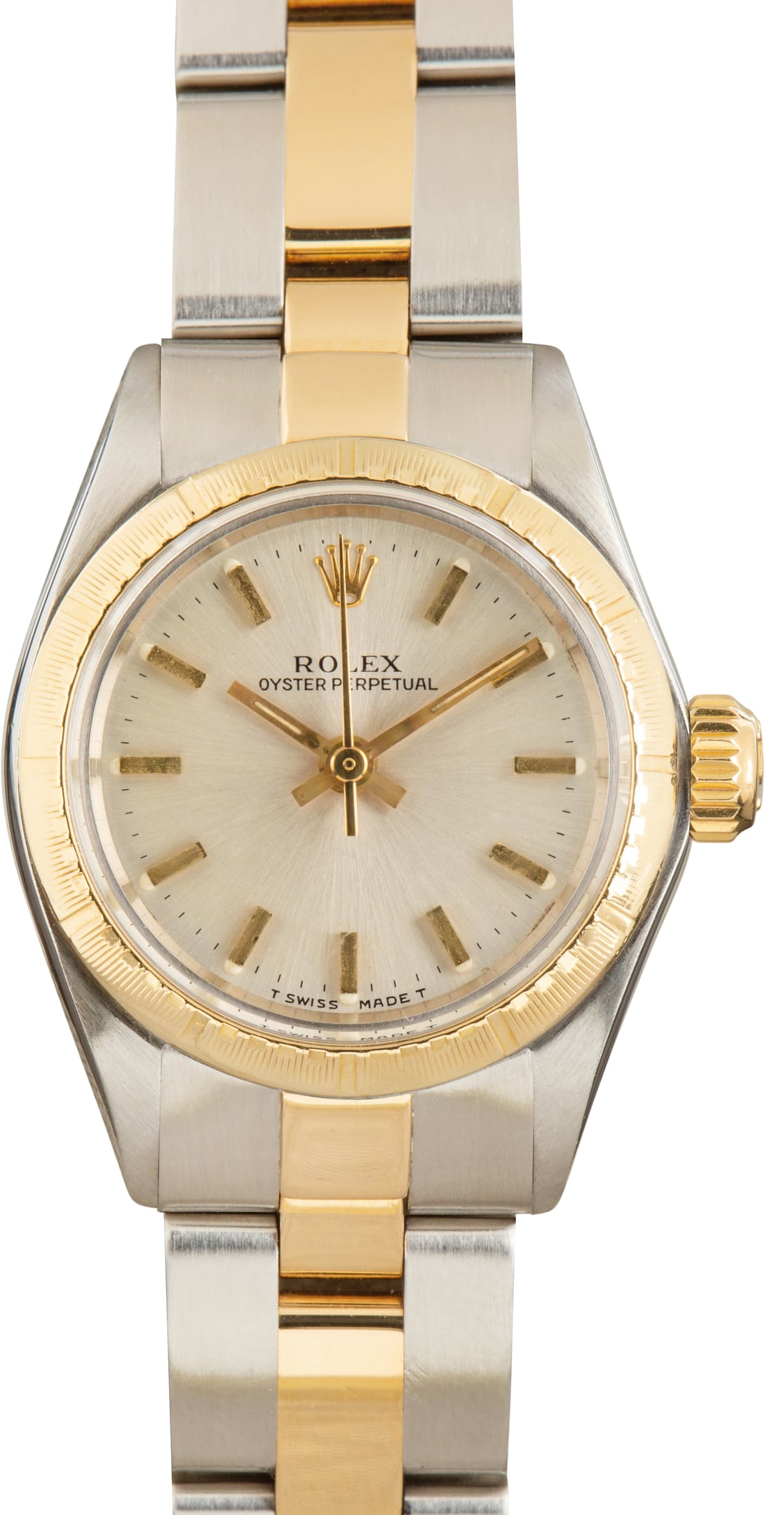 Pre-Owned Ladies Rolex Oyster Perpetual ref 6804 Silver Dial