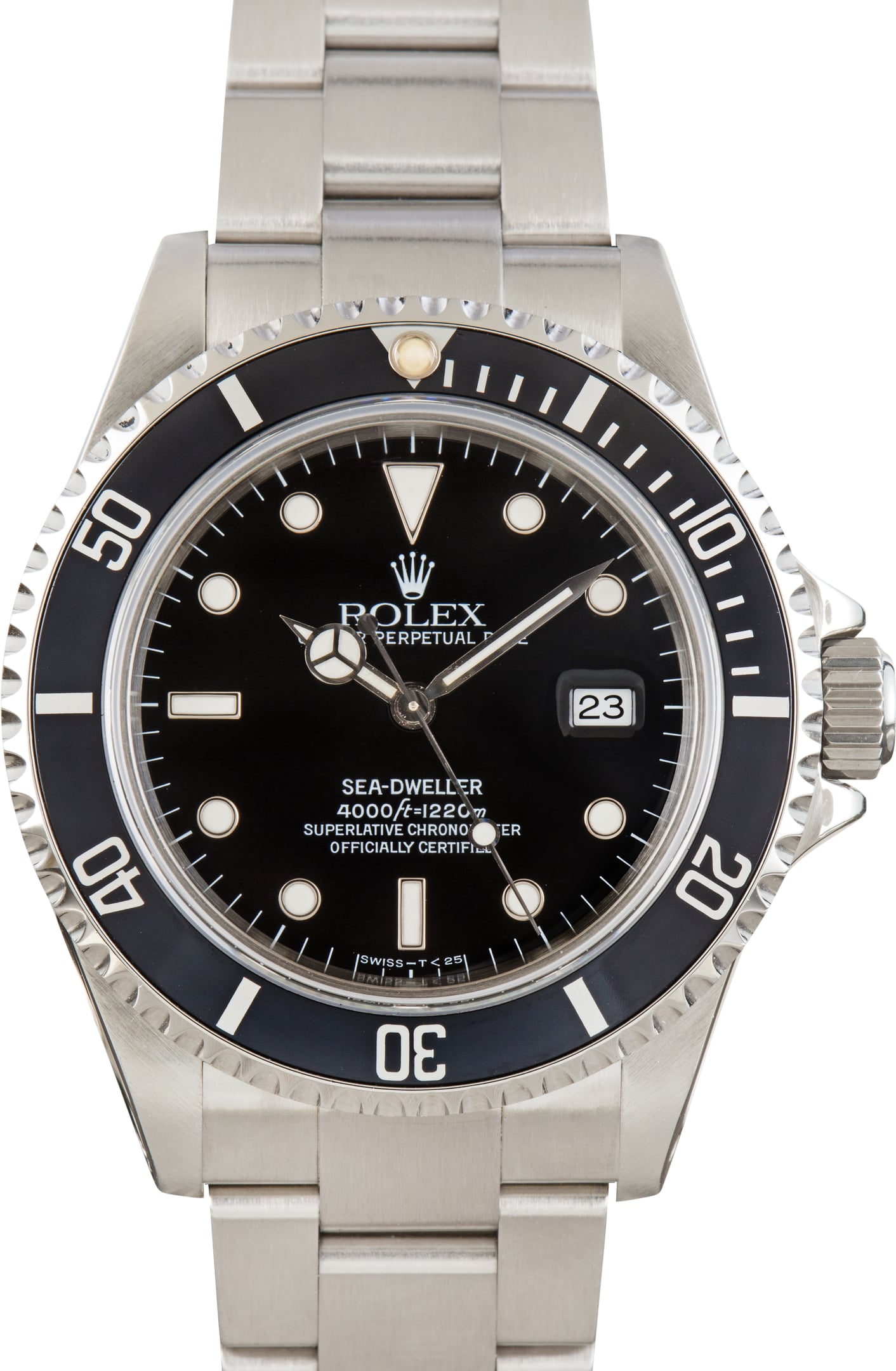 Pre-Owned Rolex Sea-Dweller Ref 16600 Aluminum Bezel