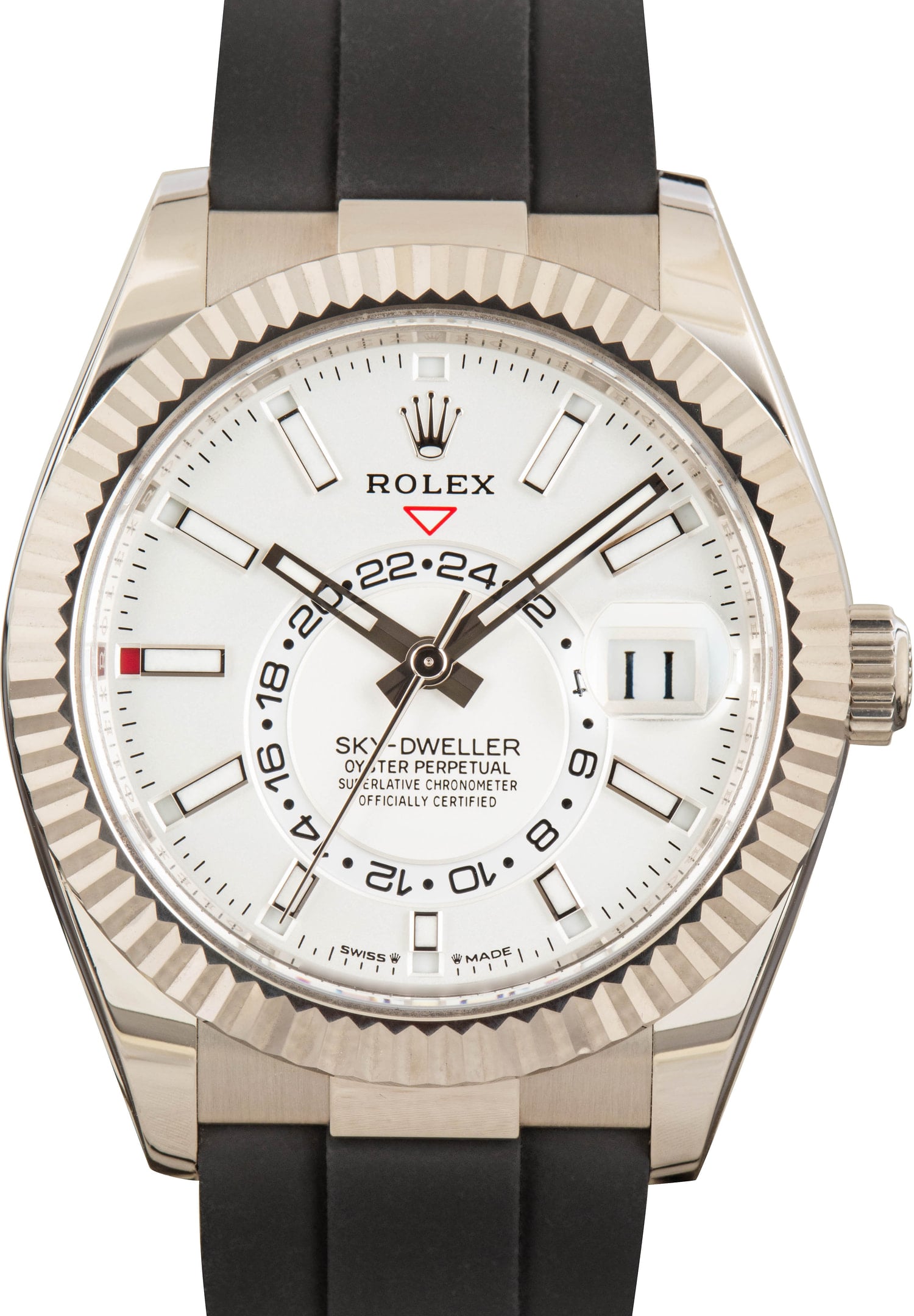 Pre-Owned Rolex Sky-Dweller 336239 Intense White Dial