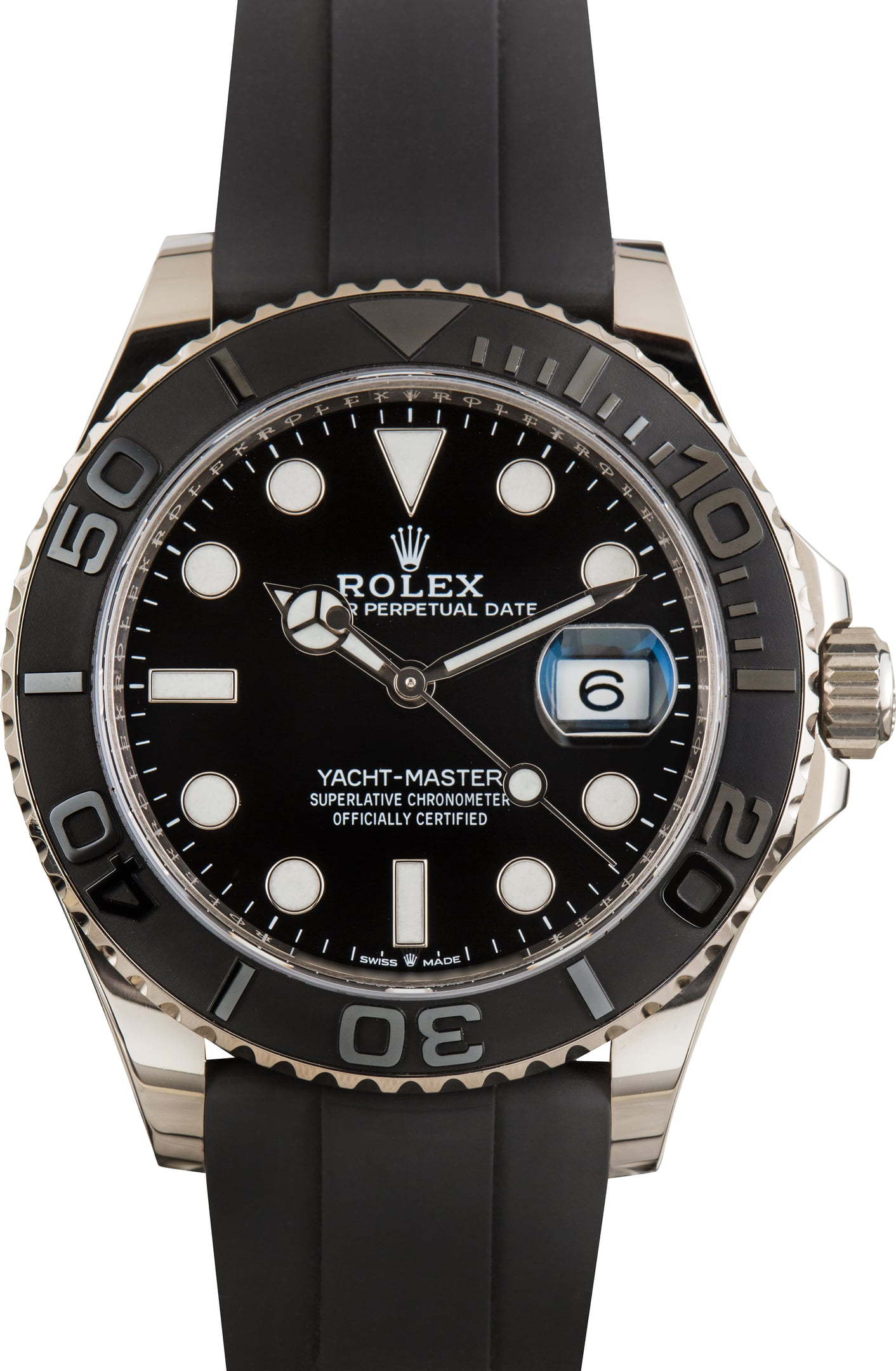 Pre-Owned 18k White Gold Rolex Yacht-Master 42 Ref 226659