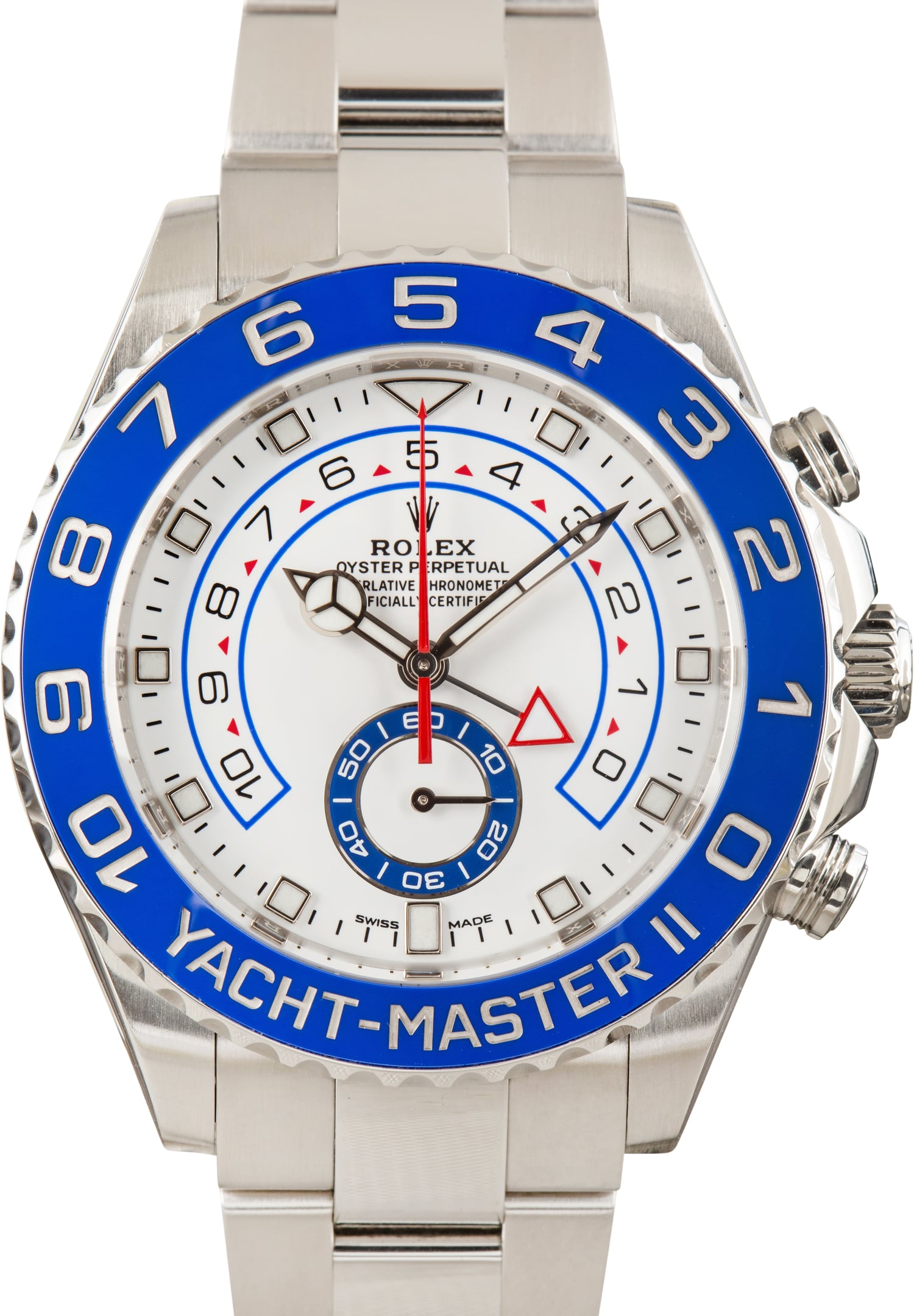 Pre-Owned Rolex Yacht-Master II Mercedes Hands ref 116680