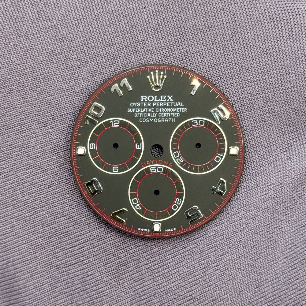 Unknown Daytona Black Arabic Dial Material WHITE GOLD