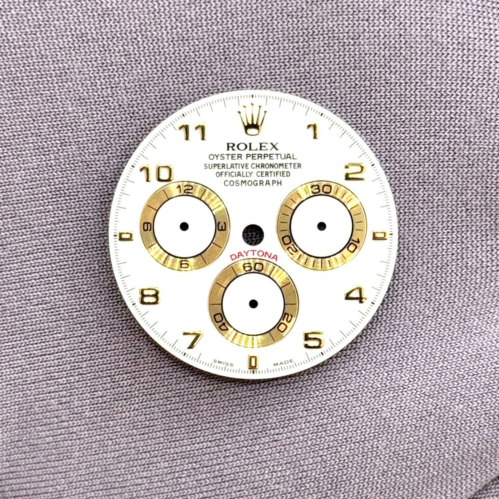 Unknown Daytona White Arabic Dial Material YELLOW GOLD