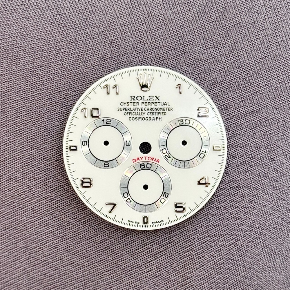 Unknown Daytona White Arabic Dial Material WHITE GOLD