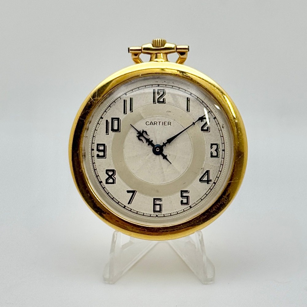 Cartier Pocket Watch Material YELLOW GOLD