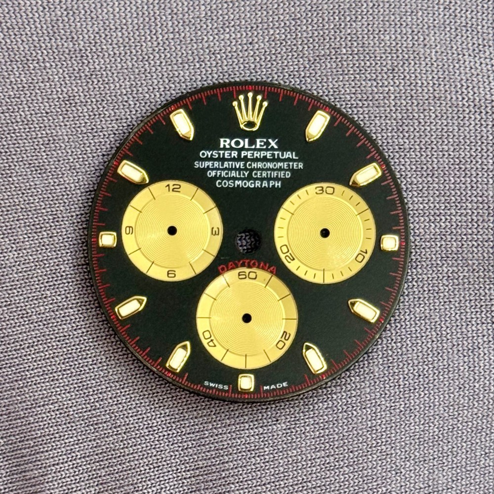 Unknown Daytona Black Index Dial Material YELLOW GOLD