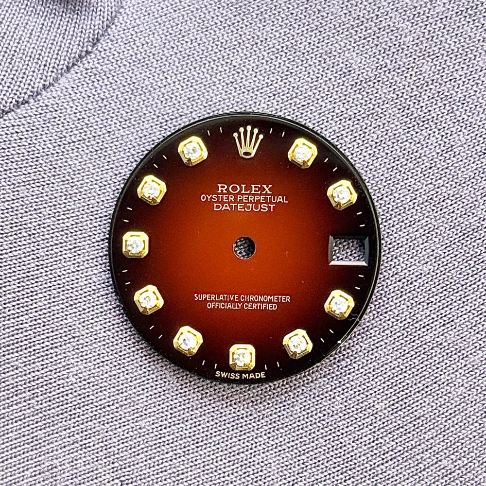Rolex Datejust Red Vignette Dial Material YELLOW GOLD